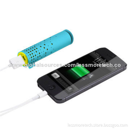 Power Bank for iPhone, Rubber Housing with Suction Cups, 1,800-2,600mAhNew